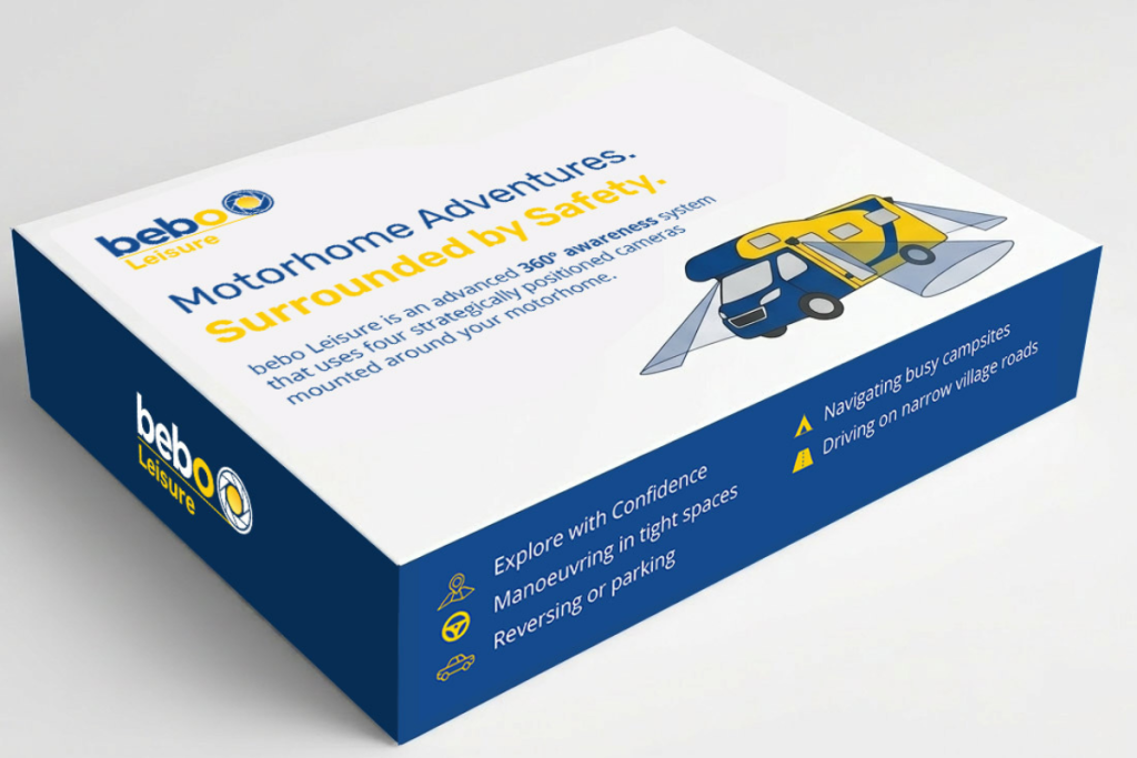 Bebo Leisure motorhome AI awareness system box with safety features.